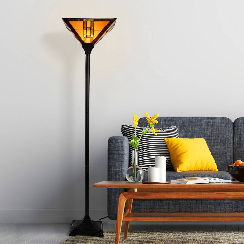Tiffany Style Floor Lamp (Includes LED Light Bulb) - Trademark Global, 2 of 5
