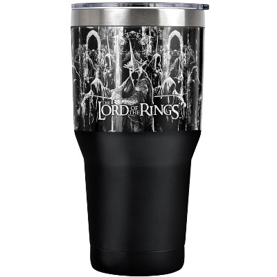 Lord of the Rings Metallic Ringwraiths Steel Tumbler 30oz Coffee Travel Mug