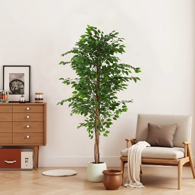 Artificial Ficus Tree with Pot