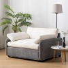 NicBex 50 Inch Chenille Single Sofa Chair with 2 Pillows for Living Room,Apartment,Office,Gray - 2 of 4