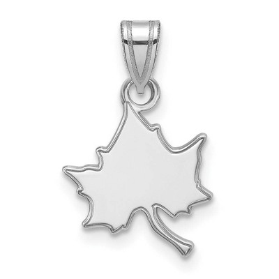 Black Bow Jewelry 14k White Gold Indiana State Sycamores NCAA Small Pendant