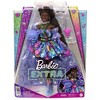 Barbie Superior Fashionista Runway Doll in Teddy-Print Gown with Long Fringe Hair - 3 of 4