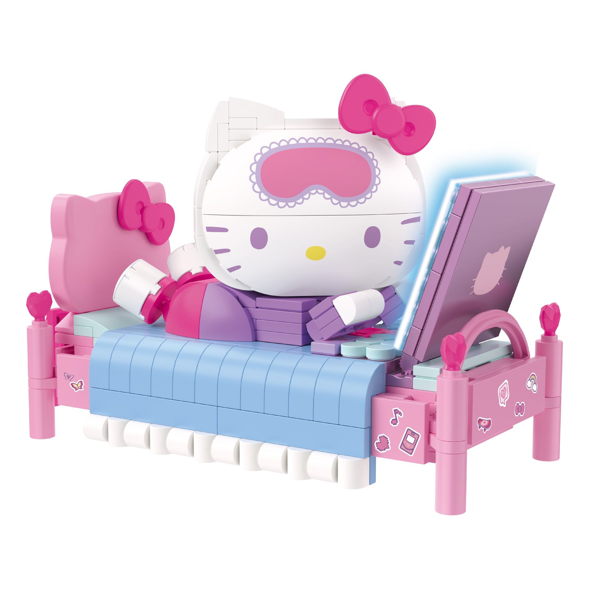 Brickcraft Sanrio Hello Kitty Pixel Dreams Building Set - 355-Piece Kit - 72681