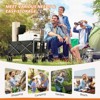 Maggift Trolley and Lawn Cart, 400L Foldable Garden Cart, Large Capacity, Suitable for Beach, Camping, Shopping Garden, Black, 34.5" * 20" * 29.5" - 4 of 4