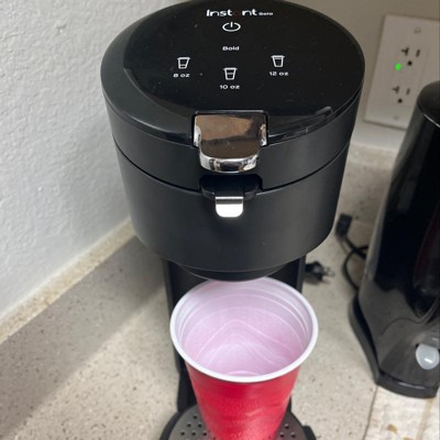 INSTANT 40 oz. Solo Single Cup Maroon Drip Coffee Maker with Water Tank  Capacity 140-6015-01 - The Home Depot