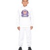 Everyday Kids Halloween Pullover Hoodie – Gamer Pumpkin with Headphones and Controller – Cozy Fall Sweatshirt for Boys, White - 2 of 3