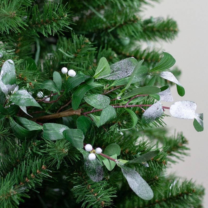 Northlight 24" White Mistletoe Berries Artificial Christmas Spray, 4 of 6