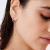 Gold Huggie Hoop Earrings 14K Gold Plated Dainty Small Simple Hypoallergenic Jewelry Gift for Women - 3 of 4