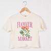 Simply Sage Market Flower Market Sparkles Boxy Crop Top - 3 of 4