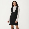 Anna-Kaci Women's Sleeveless V-Neck Shift Dress with Front Patch Pockets - 4 of 4