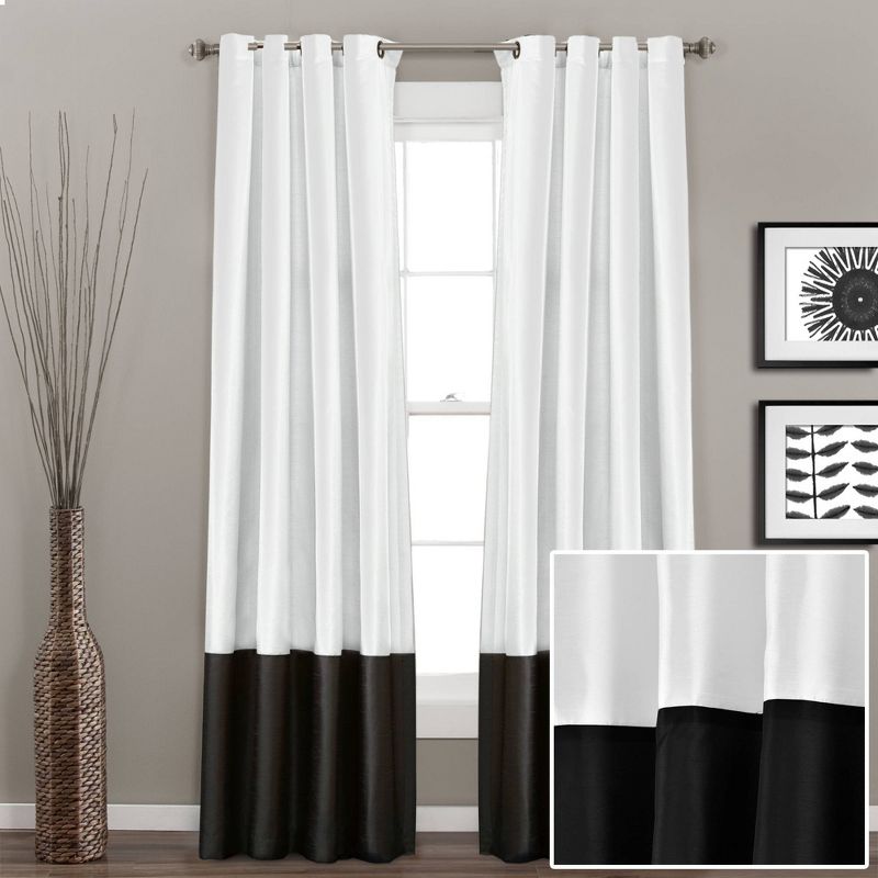 Set of 2 Prima Light Filtering Window Curtain Panels - Lush Décor, 6 of 10