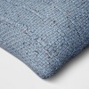 Square Marled Knit Throw Pillow - Threshold™ - 4 of 4