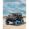 Jojoka 12V Kids Electric Ride On Truck with Remote Control Ride On Toy for Toddler Boys & Girls - 2 of 4