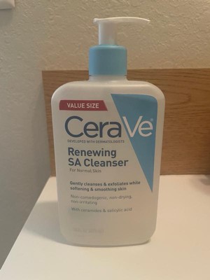 Cerave Sa Face Wash With Hyaluronic Acid And Niacinamide - 16 Fl Oz : Target