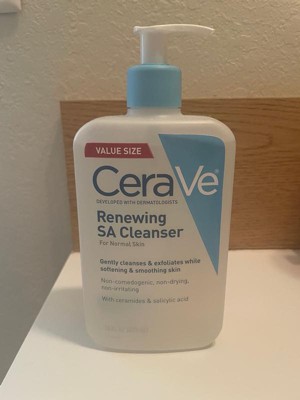 Cerave Sa Face Wash Salicylic Acid Cleanser With Hyaluronic Acid