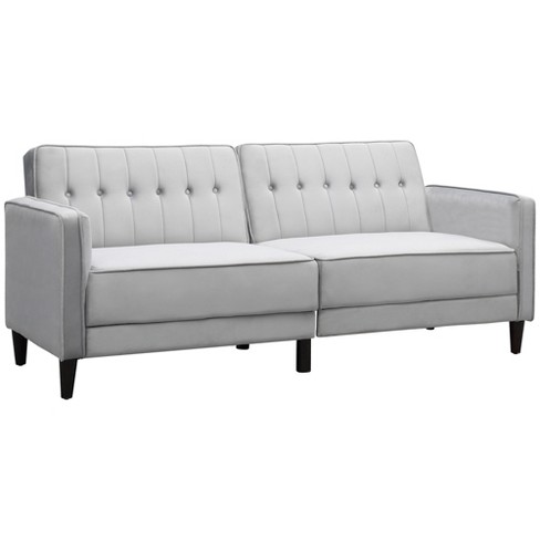 Homcom Convertible Sleeper Sofa, Futon Sofa Bed With Split Back Design ...