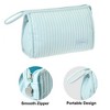 Unique Bargains PU Leather Makeup Bag Large Makeup Bag Make Up Brush Organizer Bag Toiletry Bag for Women 1 Pcs - 3 of 4