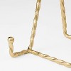 Twisted Brass Book Holder Gold - Threshold™ designed with Studio McGee - 3 of 3