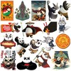 Kung Fu Panda 4 50ct Vinyl Large Deluxe Stickers Variety Pack - Laptop, Water Bottle, Scrapbooking, Tablet, Skateboard, Indoor/Outdoor - 3 of 4