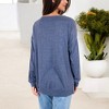 Anna-Kaci Women's Top with Lace Yoke Detail and Relaxed Fit - 3 of 4