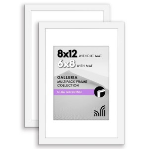 Americanflat Picture Frame with plexiglass - Hanging Hardware For Horizontal and Vertical Display - 1 of 4