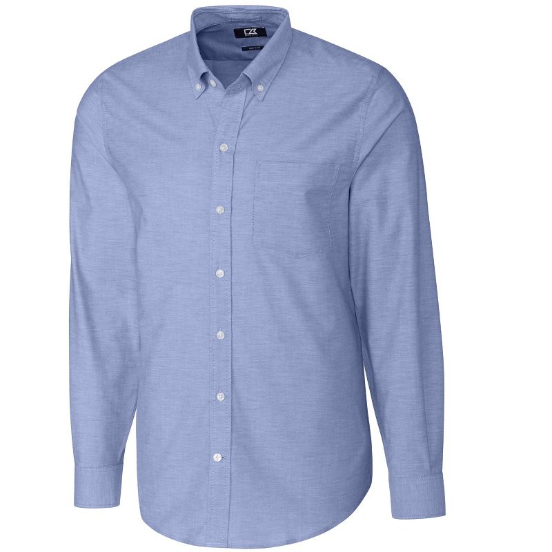 Cutter & Buck Stretch Oxford Mens Long Sleeve Dress Shirt, 1 of 3