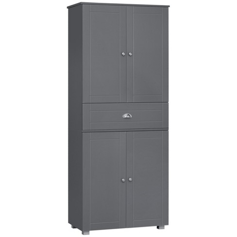 HLR 72 inches Kitchen Pantry Storage Cabinet, Pantry Cabinets with Drawer  and Adjustable Shelves, Kitchen Pantry for Bathroom, Livingroom, Dining