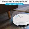 Pyle PUCRC25 PureClean Smart Automatic Robot Vacuum Compact Powerful Home Cleaning System for All Indoor Floor Surfaces, White - image 3 of 4