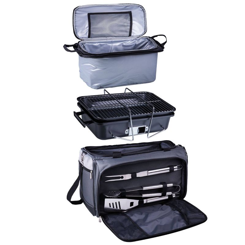 Picnic Time Buccaneer Charcoal Grill/ Cooler/ 3 Pc Tools Model 750-00-175, 4 of 17