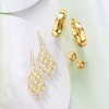 Ross-Simons Italian 10kt Yellow Gold Hoop Earrings - 3 of 4