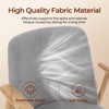 Living Room Accent Chairs Mid Century Modern Reading Arm Chair, Upholstered Bedroom Chair with Soild Wood Frame - 3 of 4