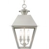 Livex Lighting Wentworth 3 - Light Pendant in  Brushed Nickel - 3 of 4
