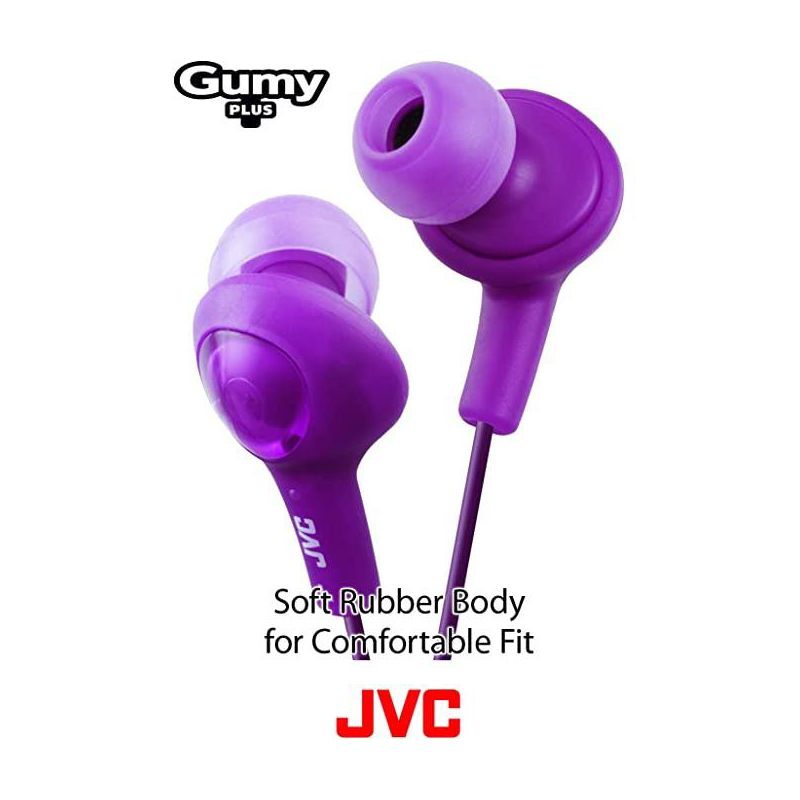 JVC HAFR6B Gumy Plus Headphones, 5 of 8