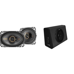 Kicker 11PT250 Truck Enclosure & Kicker 51KSC4604  KS-Series 4x6" Bundle - 1 of 4