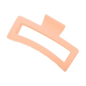Unique Bargains Fashion Rectangle Frosted Hair Clips 1 Pc - 1 of 4