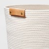 Decorative Coiled Rope Basket White - Brightroom™ - image 3 of 4