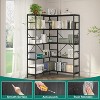 COUCHETA 69 Inch Tall 5-Tier L-Shaped Corner Bookshelf - Heavy Duty Metal Frame, 10 Open Shelves, Space-Saving Design - 4 of 4
