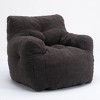 NicBex Teddy Fabric Bean Bag Chair,Lazy Sofa Chair with Tufted Foam,Modern Lounge Chair for Living Room - 4 of 4