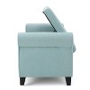NicBex Modern 50" Storage Bench Wood Accent Stools with Curved Arms for Bedroom and Entryway - 4 of 4
