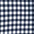 navy gingham
