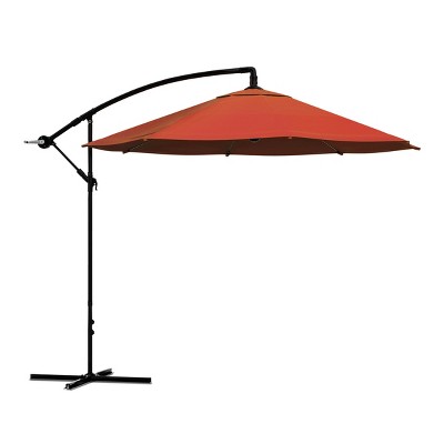 Nature Spring Offset Patio Umbrella - 10', Orange