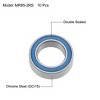 Unique Bargains MR85-2RS Ball Bearings Double Shield Chrome Steel 10 Pcs - 2 of 4