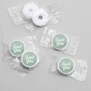 Big Dot of Happiness Sage Green Elegantly Simple - Guest Party Favors Round Candy Sticker Favors - Labels Fits Chocolate Candy (1 sheet of 108) - 3 of 4