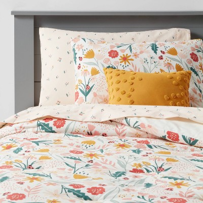 Pottery Barn Kids Butterfly Cotton Full Quilt, Throw Pillow 2 Shams Sheet  Set