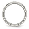 Chisel Stainless Steel Polished Camouflage .03 Carat Diamond 8mm Band Ring - 3 of 4