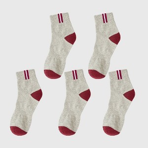 Anna-Kaci Women's 6pk Ankle Athletic Socks - Breathable Cushioned Sports Socks for Running, Gym & Casual Wear - 1 of 4