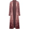 Women's Velvet Duster Cardigan - Pretty Bash - 3 of 4