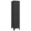 VidaXL Locker Cabinet Anthracite 15 in.x17.7 in.x70.9 in. Steel - 3 of 4