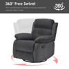 GlasFlength Accent Recliner Chairs, Wide Recliner, Adjustable Single Recliner Chair, for Living Room, Bedroom, Apartment, Gray, 32.2"*34.2"*39.3" - 4 of 4