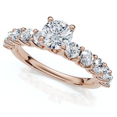 Pompeii3 1 Ct Diamond Engagement Ring in 14k White, Yellow, or Rose Gold